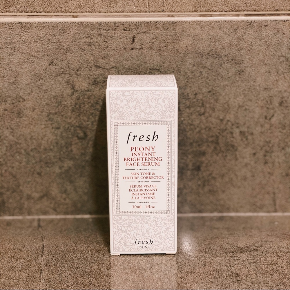 Fresh Peony instant brightening face serum